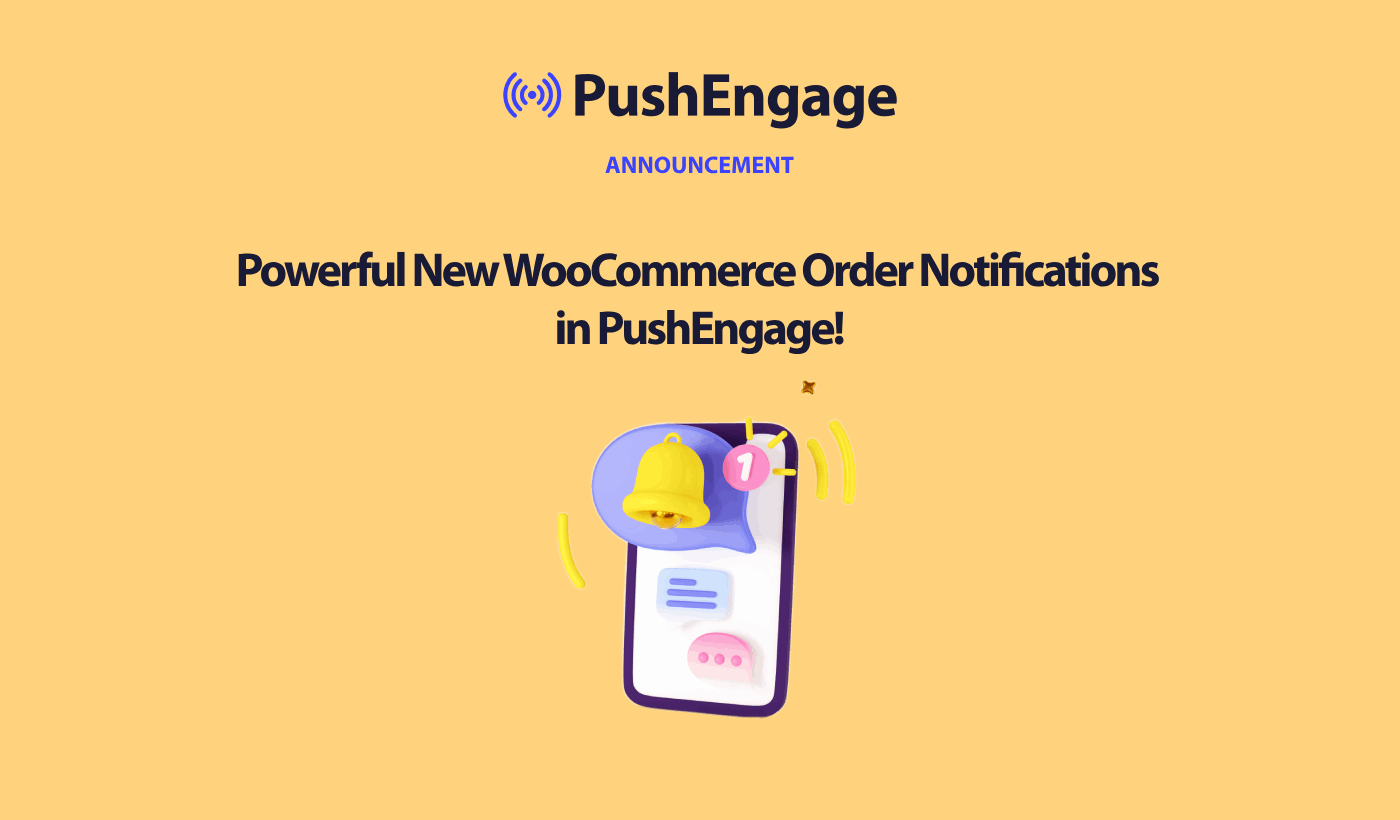 Announcement Push Notification WooCommerce Order Notifications